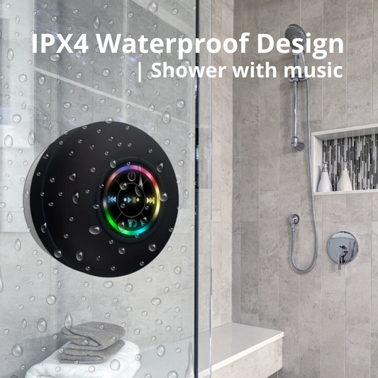 New Bathroom Waterproof Wireless Bluetooth Speaker Large Suction Cup Mini Portable Speaker Outdoor Sports Stereo Speaker
